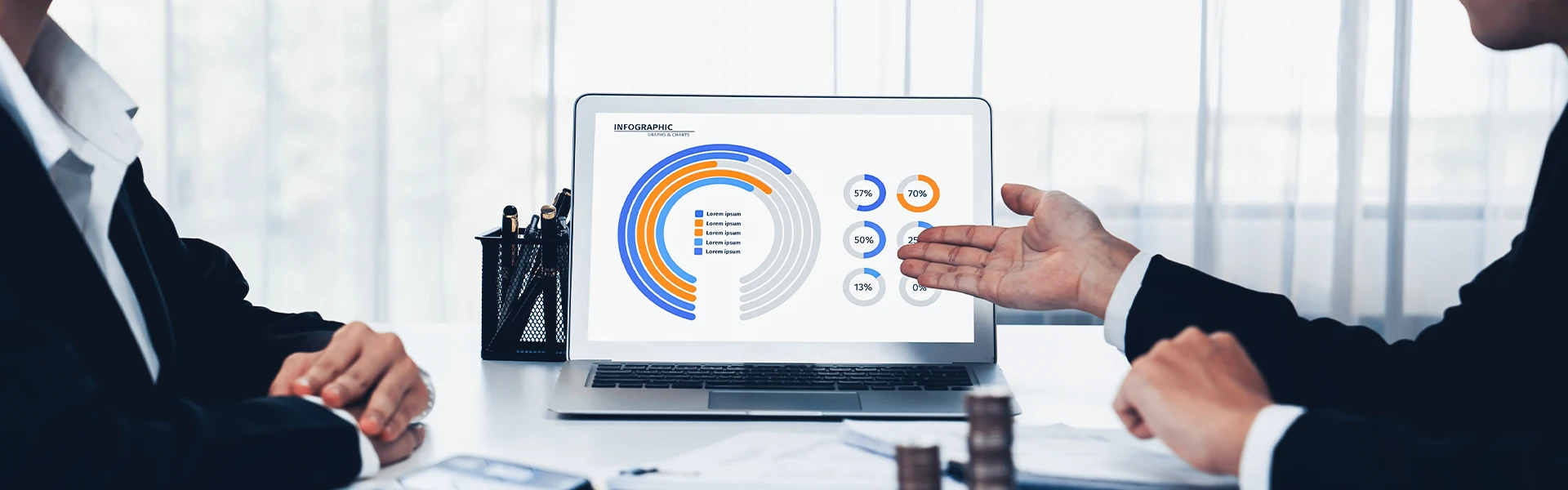 Indicadores de desempenho para automação de contas a pagar e controle financeiro.